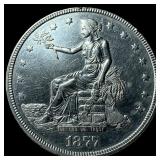 1877 Silver Trade Dollar UNCIRCULATED