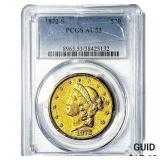 1872-S $20 Gold Double Eagle PCGS AU53