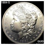1884-S Morgan Silver Dollar UNCIRCULATED +