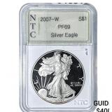 2007-W Silver Eagle NTC PF69