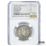 1818-Z Colonial Spain Silver 2 Reales NGC VF Detai