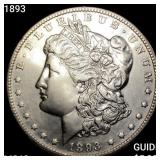 1893 Morgan Silver Dollar UNCIRCULATED