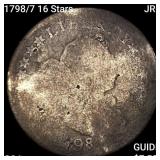 1798/7 16 Stars JR-1 Draped Bust Dime NICELY CIRC
