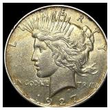 1927 Peace Silver Dollar CHOICE AU