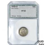 1859-O Seated Liberty Dime PCI VF30