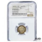 1860-SO Chile Silver Decimo NGC VF Details