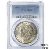 1882 Morgan Silver Dollar PCGS MS64