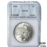 1888 Morgan Silver Dollar NNC MS65