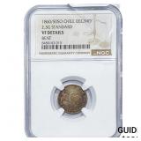 1860/50-SO Chile Silver Decimo NGC VF Details