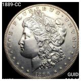 1889-CC Morgan Silver Dollar CHOICE AU