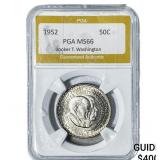 1952 Booker T Half Dollar PGA MS66