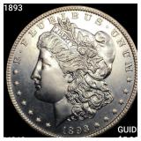 1893 Morgan Silver Dollar CHOICE BU