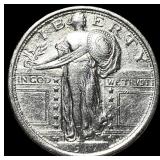 1917 Type 1 Silver Standing Liberty Quarter  CHOI
