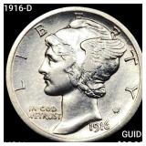 1916-D Mercury Dime UNCIRCULATED