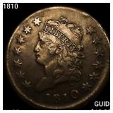 1810 Classic Head Large Cent HIGH GRADE