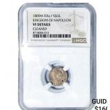 1809-M Italy Silver 5 Soldi NGC VF Details