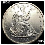 1850-O Seated Liberty Half Dollar CHOICE BU