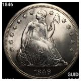1846 Seated Liberty Dollar UNCIRCULATED
