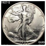 1927-S Walking Liberty Half Dollar UNCIRCULATED