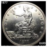 1877 Silver Trade Dollar GEM BU