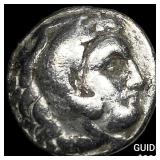 Macedonian Kingdom Alexander III Type Silver Drac