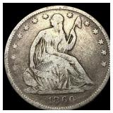 1860-O Silver Half Dollar NICELY CIRCULATED
