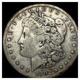 1892-S Silver Morgan Dollar LIGHTLY CIRCULATED