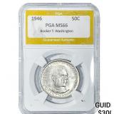 1946 Booker T Half Dollar PGA MS66