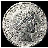 1914 Silver Barber Dime HIGH GRADE