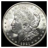 1921 Silver Morgan Dollar CHOICE BU
