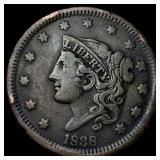 1838 Braided Hair Large Cent LIGHTLY  CIRCULATED