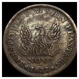 1837 Hard Times Token "Substitute for Shin Plaste