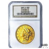 1862 $20 Gold Double Eagle NGC XF45