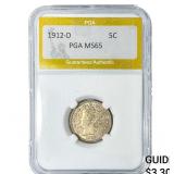 1912-D Liberty Victory Nickel PGA MS65