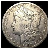 1892-CC Silver Morgan Dollar LIGHTLY  CIRCULATED