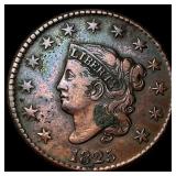 1825 Coronet Head Large Cent NEARLY  UNCIRCULATED