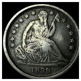 1839-O Silver Half Dime LIGHTLY CIRCULATED
