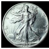 1934-D Silver Walking Liberty Half Dollar UNCIRCUL