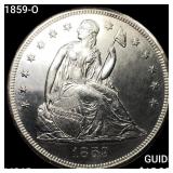 1859-O Seated Liberty Dollar GEM BU