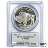 2001 $1 Buffalo PCGS PR69 DCAM