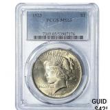 1923 Silver Peace Dollar PCGS MS65