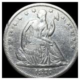 1877 Silver Seated Liberty Half Dollar  CLOSELY U
