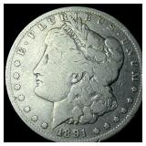 1891-CC Silver Morgan Dollar ABOUT UNCIRCULATED