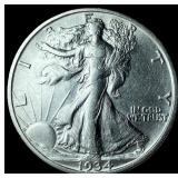 1934-S Silver Half Dollar CHOICE AU