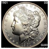 1901 DDR Morgan Silver Dollar UNCIRCULATED