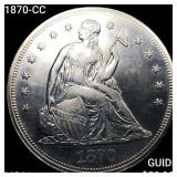 1870-CC Seated Liberty Dollar UNCIRCULATED