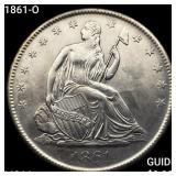 1861-O Seated Liberty Half Dollar CHOICE BU
