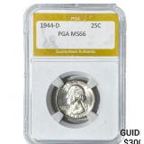1944-D Washington Silver Quarter PGA MS66