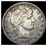 1908-O Silver Barber Quarter CLOSELY UNCIRCULATED