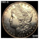 1901-S Morgan Silver Dollar CHOICE BU